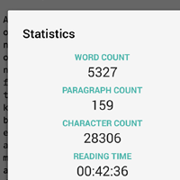 JotterPad Statistic